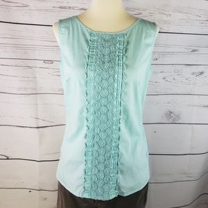 Talbots Sleeveless Blouse Size 6